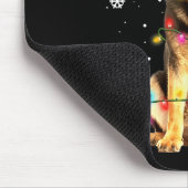 German Shepherd Dog Tree Christmas Sweater Xmas Do Mousepad (Ecke)