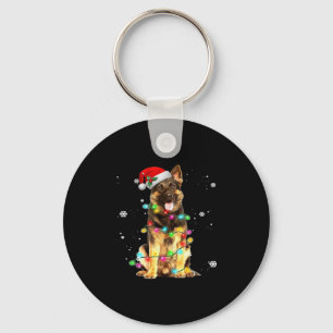 German Shepherd Dog Tree Christmas Sweater Xmas Do Schlüsselanhänger