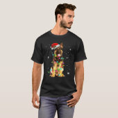 German Shepherd Dog Tree Christmas Sweater Xmas Do T-Shirt (Vorne ganz)