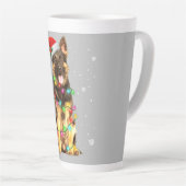 German Shepherd Dog Tree Christmas Sweater Xmas Milchtasse (Rechte Ecke)