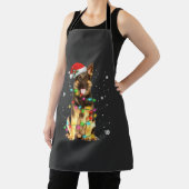 German Shepherd Dog Tree Christmas Sweater Xmas Schürze (InSitu)
