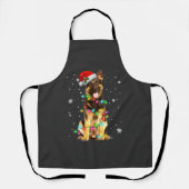 German Shepherd Dog Tree Christmas Sweater Xmas Schürze (Vorderseite)