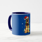German Shepherd Dog Tree Christmas Sweater Xmas Tasse (Vorderseite Links)