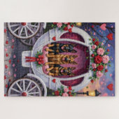 German Shepherd Dog Valentine's Day Puzzle (Horizontal)