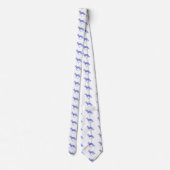 German Shepherd Dog Watercolor Krawatte (Rückseite)