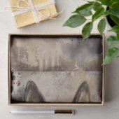 German Shepherd Dog Watercolor Seidenpapier (Geschenk)