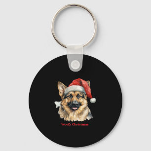 German Shepherd Dog Xmas Weihnachtsgeschenke Ideen Schlüsselanhänger