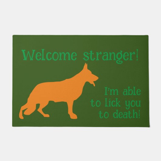 German Shepherd Doormat Fußmatte (Vorderseite)