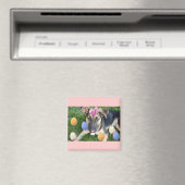 German Shepherd Easter Puppy Magnet (In Situ (Geschirrspüler))