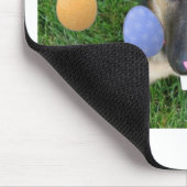 German Shepherd Easter Puppy Mousepad (Ecke)