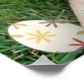 German Shepherd Easter Puppy Poster (Ecke)
