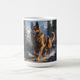 German Shepherd Elegant Coffee Tasse