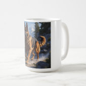 German Shepherd Elegant Coffee Tasse (VorderseiteRechts)