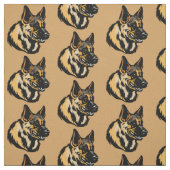 German Shepherd Fabric Stoff (Muster)