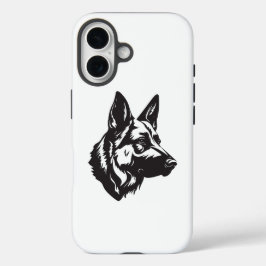 German Shepherd Face iPhone Case
