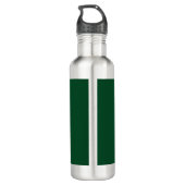 German Shepherd Forest Adventure Dog Edelstahlflasche (Rückseite)