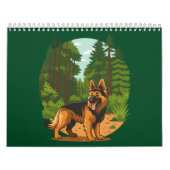 German Shepherd Forest Adventure Dog Kalender (Titelbild)