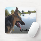 German Shepherd Friend Mousepad (Mit Mouse)