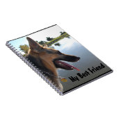 German Shepherd Friend Notizblock (Rechte Seite)