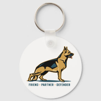 German Shepherd Friend Schlüsselanhänger