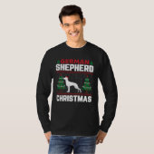 German Shepherd German Shepherd Christmas T-Shirt (Vorne ganz)
