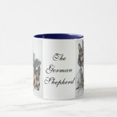 German Shepherd Ghost Tasse (Zentrum)