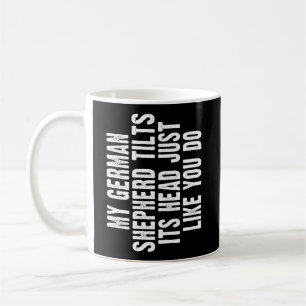 German Shepherd Gift Tilt Head Hund Niedliches, lu Kaffeetasse
