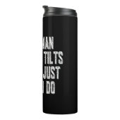 German Shepherd Gift Tilt Head Hundeshirt Thermosbecher (Nach rechts gedreht)