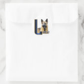 German Shepherd Gifts Runder Aufkleber (Tasche)