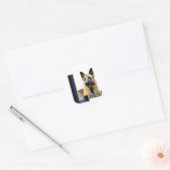 German Shepherd Gifts Runder Aufkleber (Umschlag)
