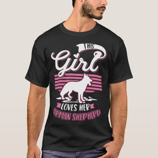 German Shepherd Girl German Shepherd 1 T-Shirt (Vorderseite)