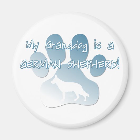 German Shepherd Granddog Magnet (Vorne)