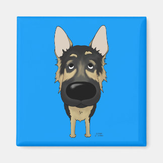 German Shepherd - Große Nase und Hintern Magnet