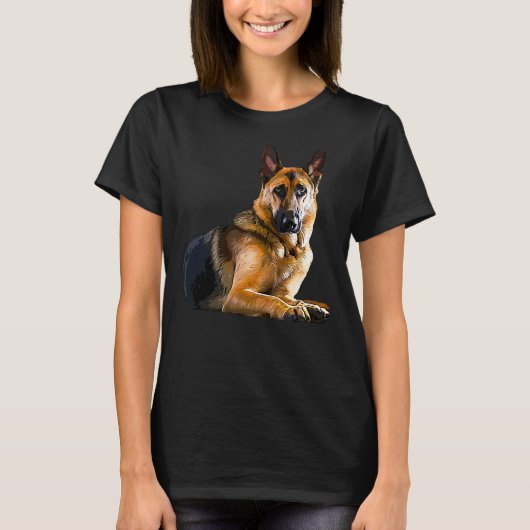 German Shepherd Gsd So stilvoll! T-Shirt (Vorderseite)