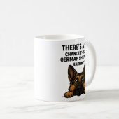 German Shepherd Hair In Everything Dog Owner Humor Kaffeetasse (VorderseiteRechts)