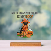 German Shepherd Halloween Costume  My German Sheph Acrylschild (Neutral)