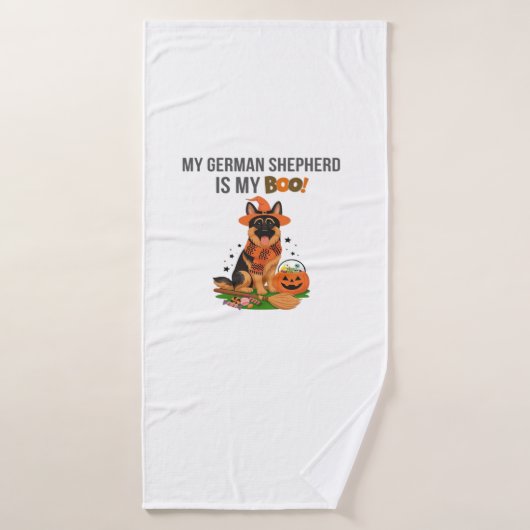 German Shepherd Halloween Costume  My German Sheph Badehandtuch (Badehandtuch)
