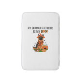 German Shepherd Halloween Costume  My German Sheph Badematte (Vorderseite Vertikal)