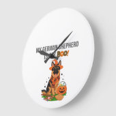 German Shepherd Halloween Costume  My German Sheph Große Wanduhr (Winkel)