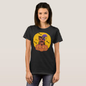 German Shepherd Halloween Pumpkin T-Shirt (Vorne ganz)