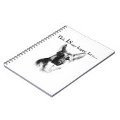 German Shepherd Happy Face Notizblock (Linke Seite)