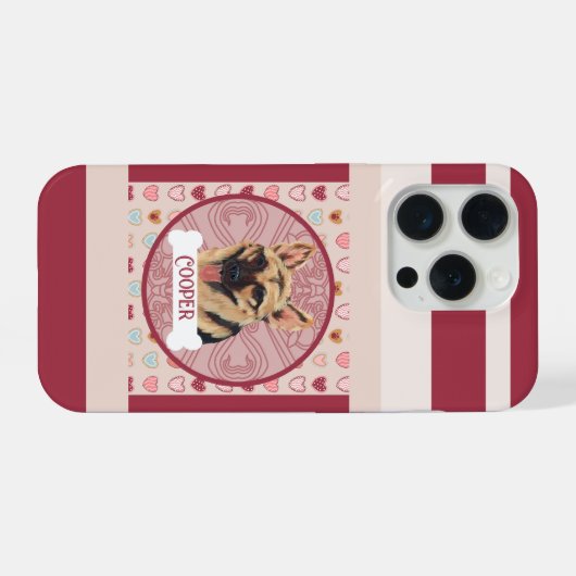 German Shepherd Heart iPhone 11 Pro Case  Hülle (Rückseite (Horizontal))