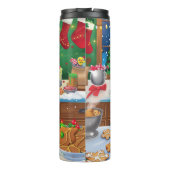 German Shepherd Holiday Baking: Festliche Weihnach Thermosbecher (Rückseite)