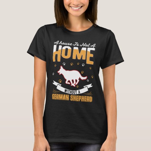 German Shepherd Home German Shepherd T-Shirt (Vorderseite)
