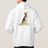 German Shepherd Hoodie (Rückseite)