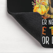 German Shepherd I Am Not Retired I'm Under New Man Mousepad (Ecke)