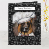 German Shepherd Karte (Gelbe Blume)