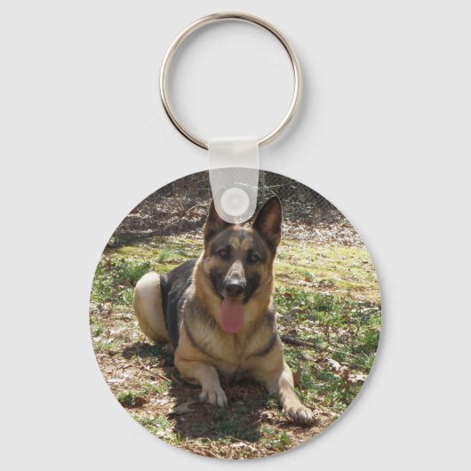 German Shepherd Keychain Schlüsselanhänger (Vorderseite)