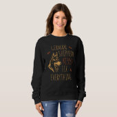 German Shepherd Kisses Fix - Hund Lover Sweatshirt (Vorne ganz)