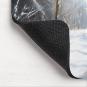 German Shepherd Let It Snow Weihnachten Mousepad (Ecke)